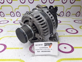 Alternador Peugeot 308 II 1.6 HDi 100 Cv de 2016 - Ref OEM :  9820893880